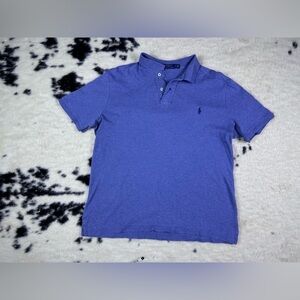 Polo Ralph Lauren Men’s Blue Short Sleeve Polo Shirt Size Large